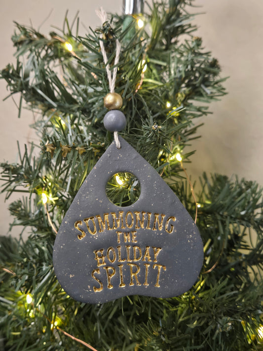 "Summoning the Holiday Spirit" Ornament